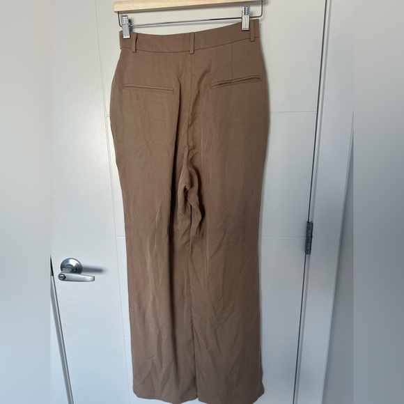 Reformation Mason High-Waist Wide-Leg Trousers | Size 4 | TENCEL™ | Made in USA - Picture 9 of 12